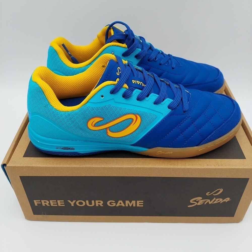 SENDA Unisex Size M10.5/W11.5 - Ushuaia Club 2.0 Indoor Soccer, Court, Futsal